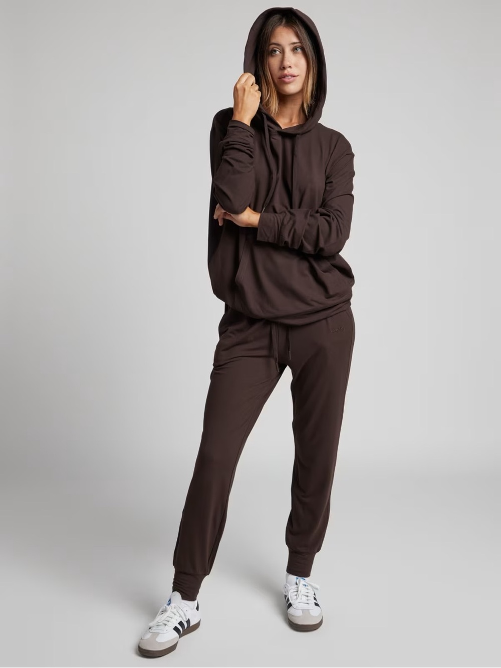 Comfrt All Day Jersey Jogger - NIB - Espresso - L